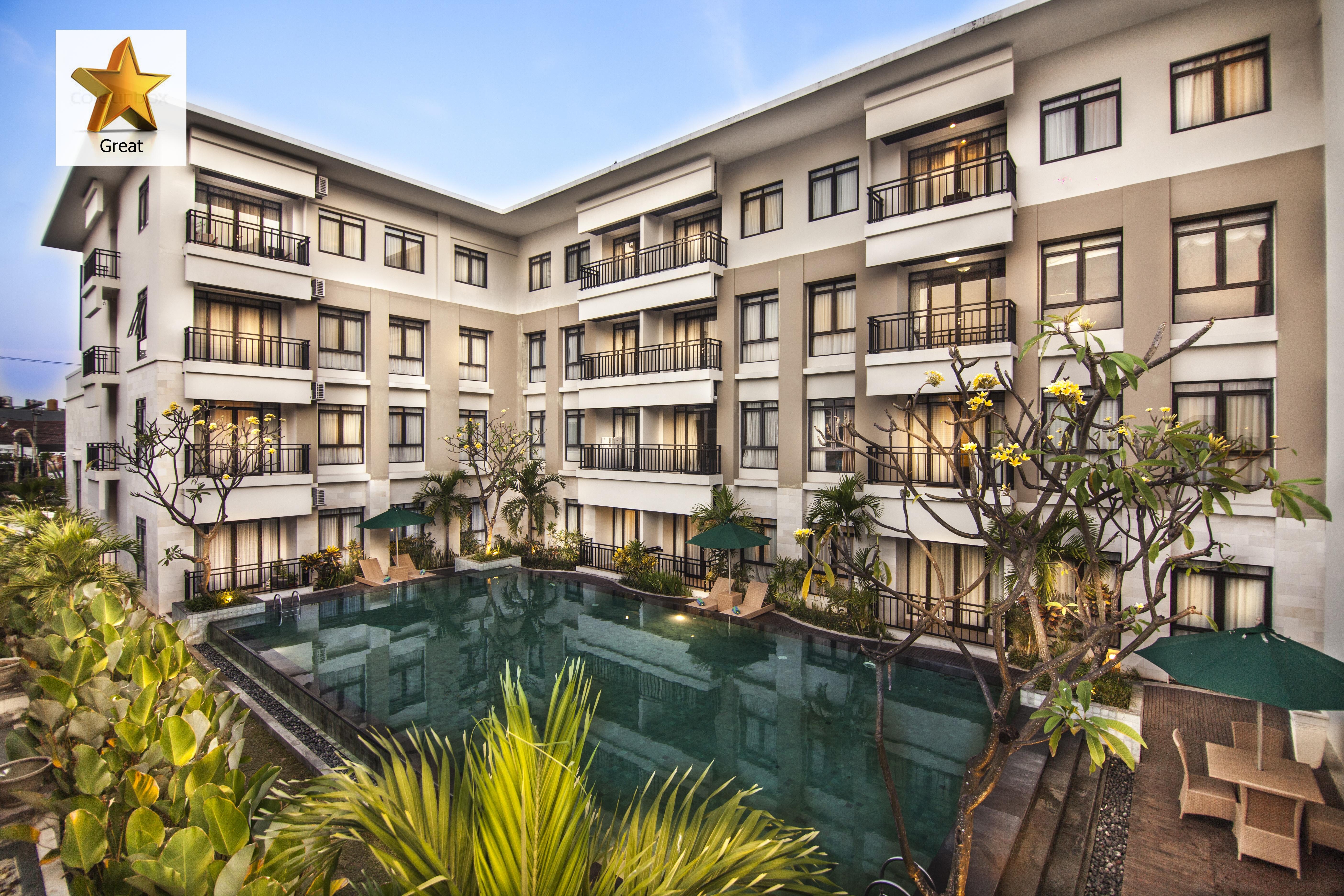 Grand Kuta Hotel&Residence Legian Exterior foto